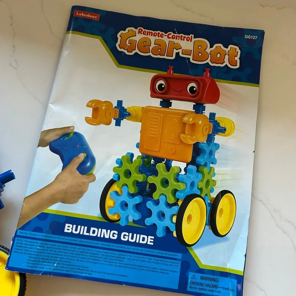 Lakeshore Remote Control Gear Bot Build Your Own Robot